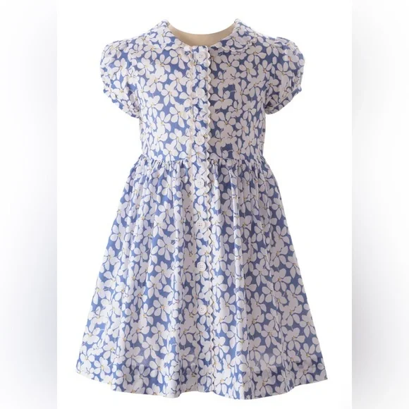 Rachel Riley | Dresses | Daisy Buttonfront Dress By Rachel Riley Size 2y |  Poshmark